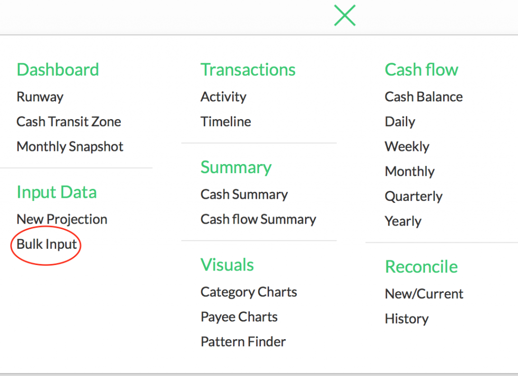 How To Enter Multiple Cash Entries All At Once « Forecast, Track & Manage Cash flow Better